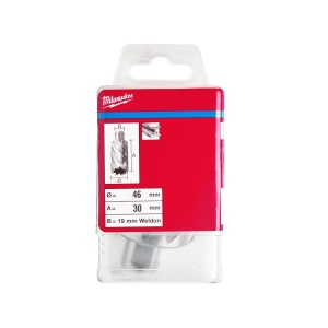 Carota HSS cu prindere Weldon de 19 mm, 46x30 mm, Milwaukee, cod 4932371755 - Img 2