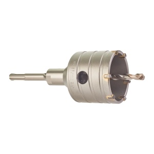 Carota SDS-PLUS TCT, 65 mm, tija de 105 mm, burghiu de centrare 8 x 120 mm si stift aruncator, Milwaukee, cod 4932399295