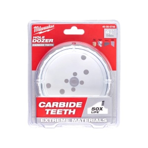 Carota TCT HOLE DOZER cu dinti din carbura, diametru 121 mm, 41 mm adancime max taiere, Milwaukee, cod 49560847 - Img 2