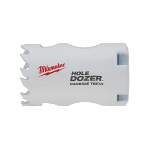 Carota TCT HOLE DOZER cu dinti din carbura, diametru 33 mm, 41 mm adancime max taiere, Milwaukee, cod 49560711