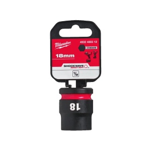 Cheie tubulara de impact SHOCKWAVE IMPACT DUTY 1/2", scurta, marime 18 mm, Milwaukee, cod 4932480312 - Img 2