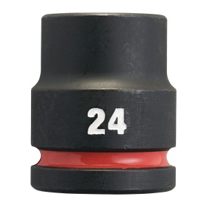 Cheie tubulara de impact SHOCKWAVE IMPACT DUTY 3/4", scurta, marime 24 mm, Milwaukee, cod 4932480366