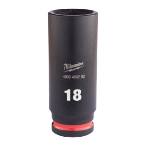 Cheie tubulara de impact SHOCKWAVE IMPACT DUTY 3/8", lunga, marime 18 mm, Milwaukee, cod 4932480292