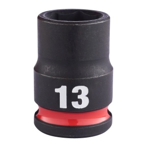 Cheie tubulara de impact SHOCKWAVE IMPACT DUTY 3/8", scurta, marime 13 mm, Milwaukee, cod 4932480270