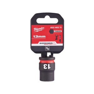 Cheie tubulara de impact SHOCKWAVE IMPACT DUTY 3/8", scurta, marime 13 mm, Milwaukee, cod 4932480270 - Img 2