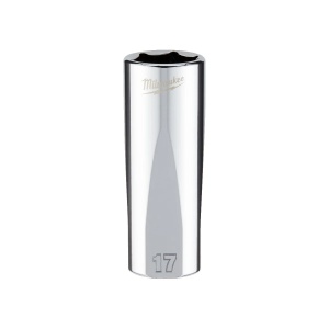 Cheie tubulara lunga 3/8", marime 17 mm, diametru 23.8 mm, lungime 63 mm, Milwaukee, cod 4932478361