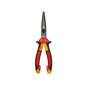 Cleste cu nas lung si varfuri rotunde, 205 mm, capacitate max debitare 3.9 mm, Milwaukee, cod 4932464565