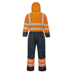 Combinezon Hi-Vis contrast albastru/portocaliu, captusit, Portwest - Img 2
