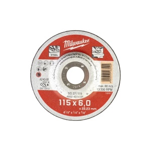 Disc degrosare metal SG 27 / 115 x 6 x 22 mm, seria contractanti, Milwaukee, cod 4932451481