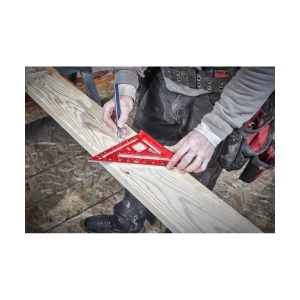 Echer de tamplarie, sistem metric, lungime 18 cm, Milwaukee, cod 4932472124 - Img 2