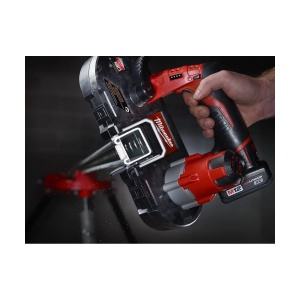 Fierastrau cu banda pentru metal M12 BS-402C, subcompact, 41x41 mm taiere, 687.57 mm lungime panza, Milwaukee, cod 4933441805 - Img 7