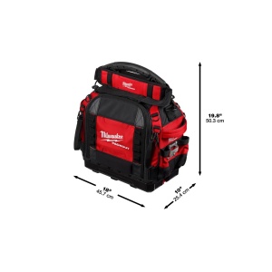 Geanta PACKOUT pentru scule, inchisa, 340 x 380 x 210 mm, 65 buzunare, Milwaukee, cod 4932493623 - Img 11