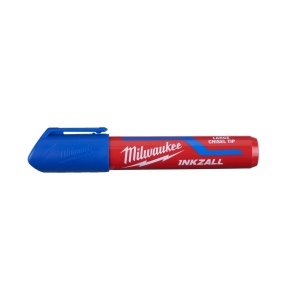 Marker albastru INKZALL cu varf lat de 6.2 mm, marime L, Milwaukee, cod 4932471557 - Img 3