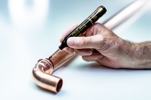 Marker permanent Big Ink alb, PICA, cod 170/52