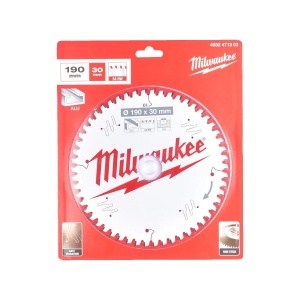 Panza pentru fierastraie circulare de mana, CSB P ALU 190 x 30 x 2.4 x 54TF, Milwaukee, cod 4932471303 - Img 2