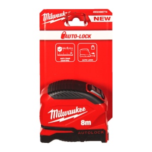 Ruleta AUTOLOCK (Gen II), lungime 5-8 m, latime lama 25 mm, Milwaukee