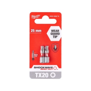 SCREWDRIVER BIT SHW TX20 25MM - 2PC - Img 3