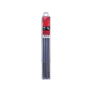 Set 10 burghie beton si zidarie SDS+ MX4 cu 4 taisuri, diametru 6.5 mm, lungime totala 265 mm, Milwaukee, cod 4932459588 - Img 2