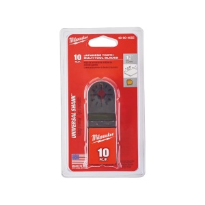 Set 10 panze cu dinti de fierastrau japonez pentru masina multifunctionala, 32x42 mm, Milwaukee, cod 48904055 - Img 2