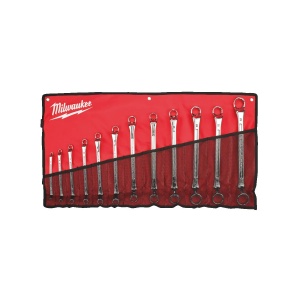 Set 12 chei inelare cu cot, 6-30 x 7-32 mm, Milwaukee, cod 4932492738