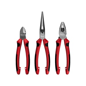 Set 3 clesti: combinat de 180 mm, cu nas lung de 205 mm si cu tais diagonal de 160 mm, Milwaukee, cod 4932492773 - Img 3