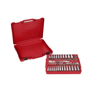 Set 56 chei tubulare sistem metric si imperial + antrenor cu clichet 3/8", Milwaukee, cod 4932464946 - Img 5