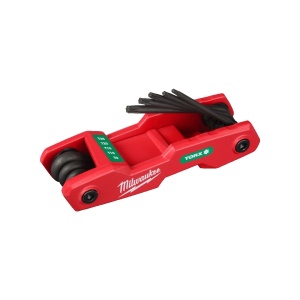 Set pliabil cu 8 imbusuri TORX, T9, T10, T15, T20, T25, T27, T30 si T40, Milwaukee, cod 4932480979 - Img 2