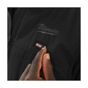 Vesta puffer incalzita M12 HPVBL2-0, neagra, Milwaukee, cod 4932480077 - Img 6