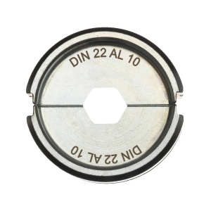 Bac de sertizare din aluminiu DIN22 AL 10, forma HEX, Milwaukee, cod 4932479390