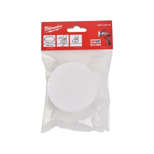 Burete alb moale pentru slefuire, diametru 80 mm, inaltime 25 mm, Milwaukee, cod 4932430490 - Img 2