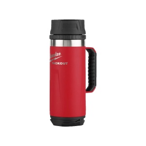 Cana termica cu maner ergonomic, rosie, PACKOUT, 532 ml, Milwaukee, cod 4932493471