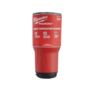 Cana termica rosie PACKOUT, 887 ml, Milwaukee , cod 4932479075 - Img 2