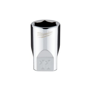 Cap cheie tubulara 1/4'' cu FOUR FLAT, sistem metric, marime 11 mm, lungime 25 mm, Milwaukee, cod 4932478319
