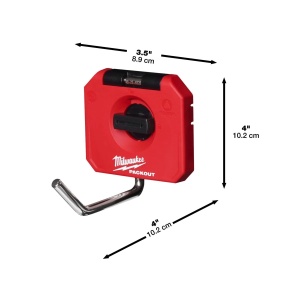 Carlig pentru depozitare PACKOUT, max 6.8 kg, 98 x 98 x 120 mm, Milwaukee, cod 4932493383 - Img 2