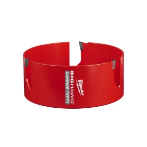 Carota BIG HAWG multi material, diametru 133 mm, adancime max 60 mm, 3 dinti, Milwaukee, cod 4932464937