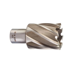 Carota HSS cu prindere Weldon de 19 mm, 33x30 mm, Milwaukee, cod 4932371742