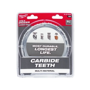 Carota TCT HOLE DOZER cu dinti din carbura, diametru 140 mm, 41 mm adancime max taiere, Milwaukee, cod 49560848 - Img 2