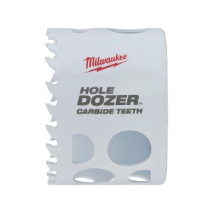 Carota TCT HOLE DOZER cu dinti din carbura, diametru 65 mm, 41 mm adancime max taiere, Milwaukee, cod 49560728