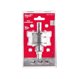 Carota TCT pentru otel inoxidabil, diametru 44 mm, adancime max 25 mm, Milwaukee, cod 4932479046 - Img 2