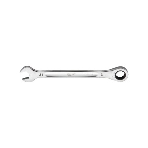 Cheie combinata cu clichet MAX BITE, deschidere 21 mm, lungime 282 mm, Milwaukee, cod 4932471514
