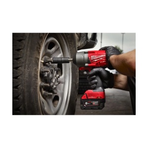 Cheie de impact M18 ONEFHIWF12E-0X, cuplu 1500 Nm si sistem de prindere 1/2" patrat cu inel de fixare, Milwaukee, cod 4933478405 - Img 5