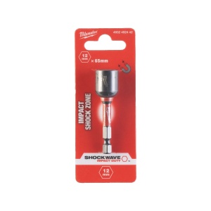 Cheie magnetica tubulara GEN II SHOCKWAVE 1/4" HEX 12 X 65 mm, Milwaukee, cod 4932492442 - Img 2