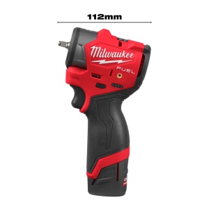 Cheie sub compacta de impact 1/4" M12 FSCIWF14-252X, cu inel fixare, 95 Nm, kit 2x2.5Ah, Milwaukee, cod 4933498971 - Img 4