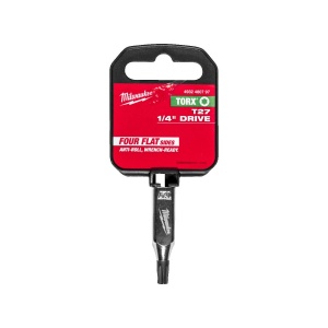 Cheie tubulara cu bit direct in cap, prindere 1/4" HEX, varf T27, Milwaukee, cod 4932480797 - Img 2