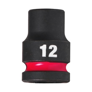 Cheie tubulara de impact SHOCKWAVE IMPACT DUTY 1/2", scurta, marime 12 mm, Milwaukee, cod 4932480306