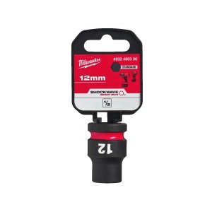 Cheie tubulara de impact SHOCKWAVE IMPACT DUTY 1/2", scurta, marime 12 mm, Milwaukee, cod 4932480306 - Img 2