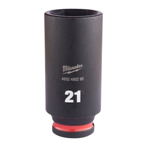 Cheie tubulara de impact SHOCKWAVE IMPACT DUTY 3/8" patrat, lunga, marime 21 mm, Milwaukee, cod 4932480295