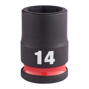 Cheie tubulara de impact SHOCKWAVE IMPACT DUTY 3/8", scurta, marime 14 mm, Milwaukee, cod 4932480271