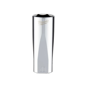 Cheie tubulara lunga 3/8", marime 18 mm, diametru 24.3 mm, lungime 63 mm, Milwaukee, cod 4932478362