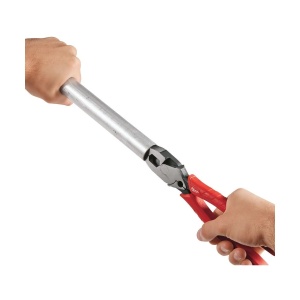 Cleste LINEMAN'S HEAVY DUTY, 250 mm, diametru cap debavurare 25 mm, Milwaukee, cod 48226100 - Img 5